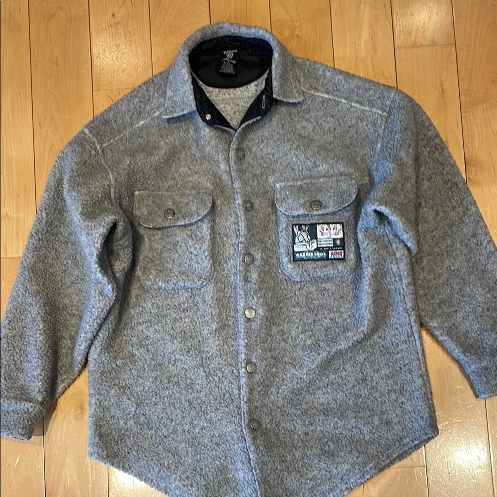 Gray Wool Blend Men's Jacket